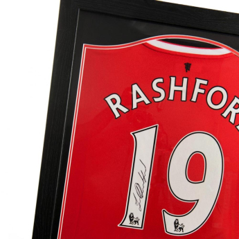Легенди фланелка с рамка Manchester United Rashford Signed Shirt (Framed)