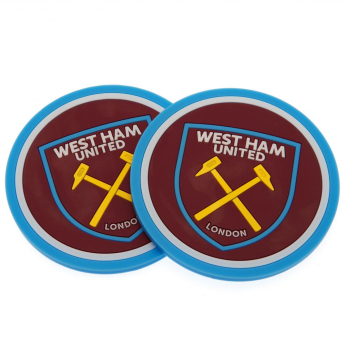West Ham United комплект подложки за чаши 2pk Coaster Set