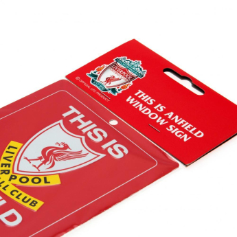 Liverpool FC табела за прозорец Window Sign SQ