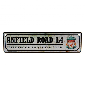 Liverpool FC тенекиена табела Retro Window Sign