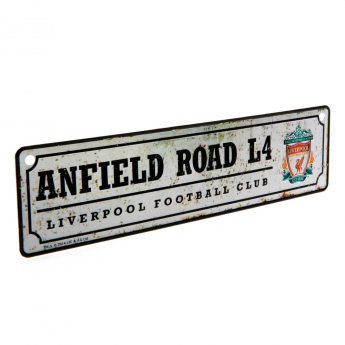 Liverpool FC тенекиена табела Retro Window Sign