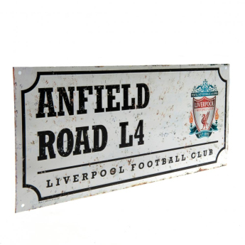 Liverpool FC табела за стена street sign retro