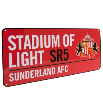 Sunderland AFC табела за стена Street Sign RD