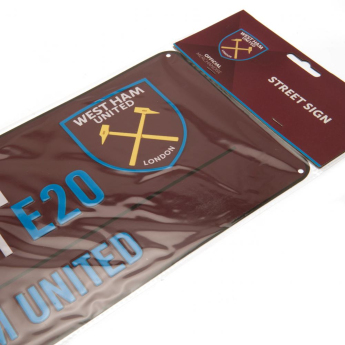 West Ham United табела за стена Street Sign CL