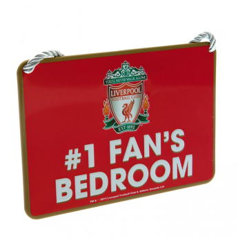Liverpool FC знак за спалня Bedroom Sign No1 Fan