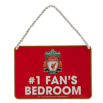 Liverpool FC знак за спалня Bedroom Sign No1 Fan