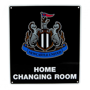Newcastle United метален знак Home Changing Room Sign