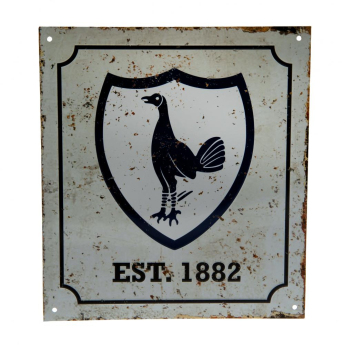 Tottenham Hotspur табела за стена Retro Logo Sign