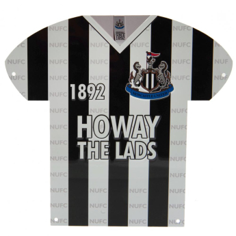 Newcastle United метален знак Metal Shirt Sign