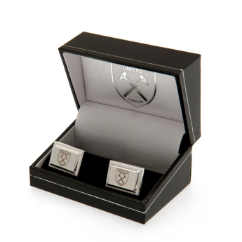 West Ham United копчета за ръкавели Silver Plated Cufflinks