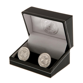 Celtic FC копчета за ръкавели Silver Plated Cufflinks CR
