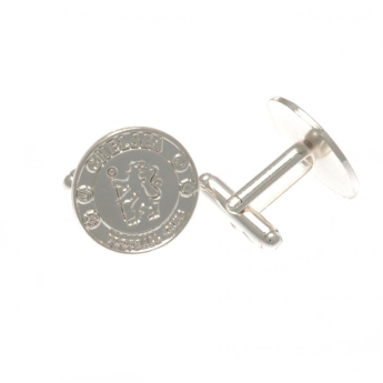 Chelsea FC копчета за ръкавели Silver Plated Cufflinks CR