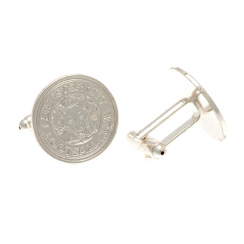 Leicester City копчета за ръкавели Silver Plated Formed Cufflinks