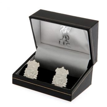 Liverpool FC копчета за ръкавели Silver Plated Formed Cufflinks
