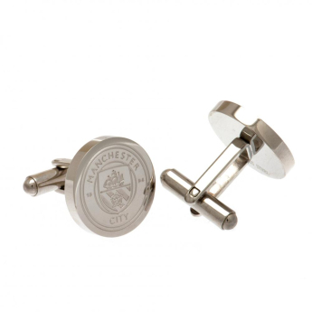 Manchester City копчета за ръкавели Stainless Steel Cufflinks CR