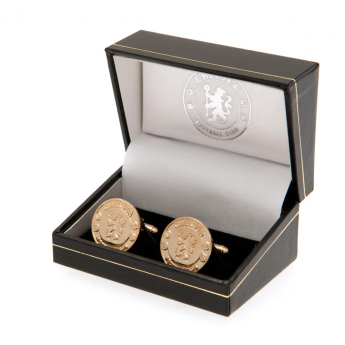 Chelsea FC копчета за ръкавели Gold Plated Cufflinks