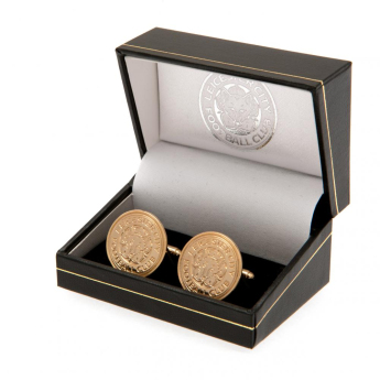 Leicester City копчета за ръкавели Gold Plated Cufflinks