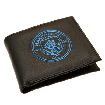 Manchester City портмоне от техническа кожа Embroidered