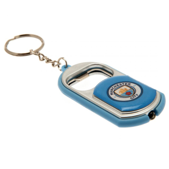 Manchester City висулка с отварачка Key Ring Torch Bottle Opener