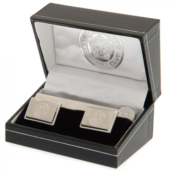 Leicester City комплект вратовръзка и копчета за ръкавели Tie Slide & Cufflink Set