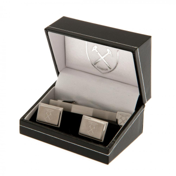 West Ham United комплект щипка за вратовръзка и копчета за ръкавели Tie Slide & Cufflink Set