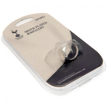 Tottenham Hotspur пръстен Silver Plated Crest Ring Small