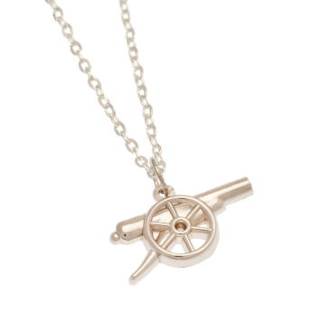 Arsenal FC колие с висулка Silver Plated Pendant & Chain GN