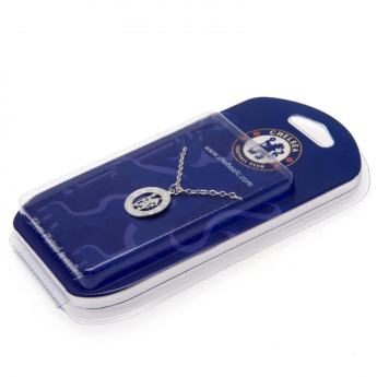 Chelsea FC колие с висулка Silver Plated Pendant & Chain CR