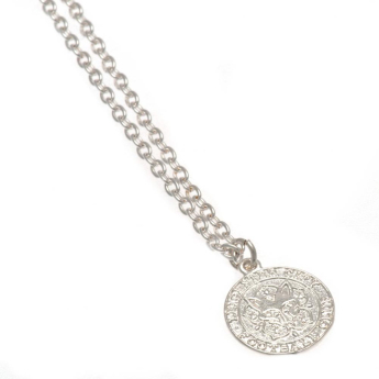 Leicester City колие с висулка Silver Plated Pendant & Chain