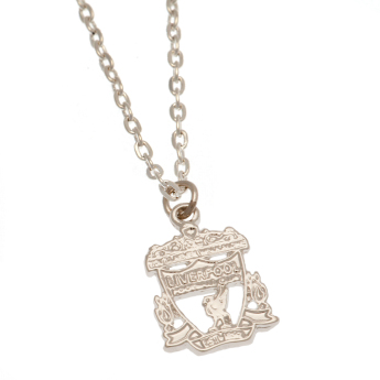 Liverpool FC колие с висулка Silver Plated Pendant & Chain CR