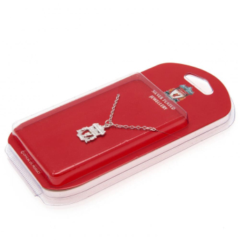 Liverpool FC колие с висулка Silver Plated Pendant & Chain CR