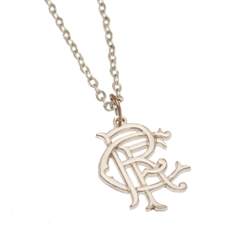 Rangers FC колие с висулка Silver Plated Pendant & Chain
