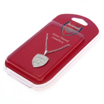 Arsenal FC висулка за врата Silver Plated Pendant & Chain XL