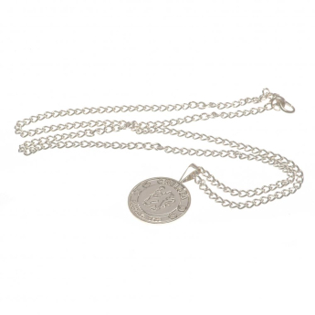 Chelsea FC колие с висулка Silver Plated Pendant & Chain XL