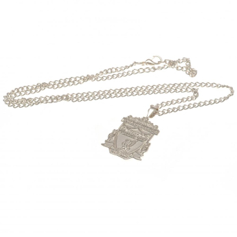Liverpool FC колие с висулка Silver Plated Pendant & Chain XL