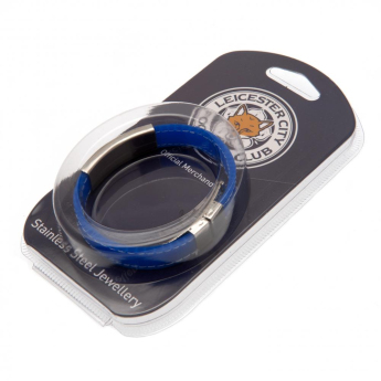 Leicester City силиконова гривна Stitched Silicone Bracelet BL