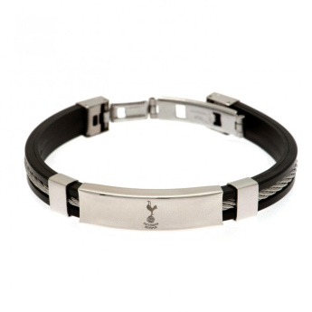 Tottenham Hotspur силиконова гривна Silver Inlay Silicone Bracelet