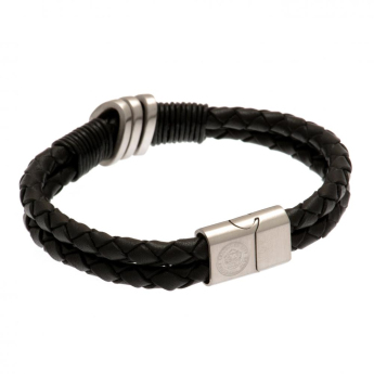 Leicester City кожена гривна Leather Bracelet