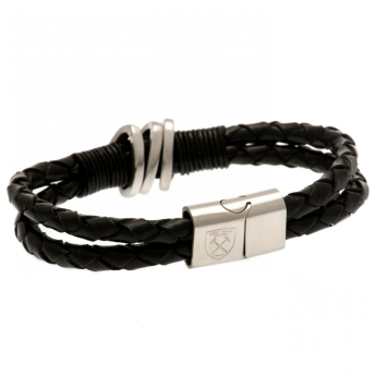 West Ham United кожена гривна Leather Bracelet