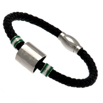 Celtic FC кожена гривна Colour Ring Leather Bracelet