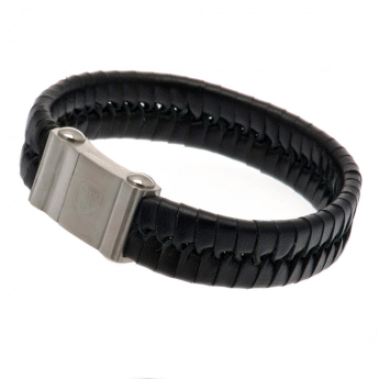 Arsenal FC кожена гривна Single Plait Leather Bracelet