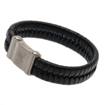Liverpool FC кожена гривна Single Plait Leather Bracelet