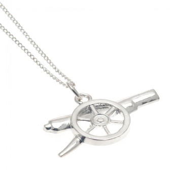 Arsenal FC колие с висулка Silver Pendant & Chain GN