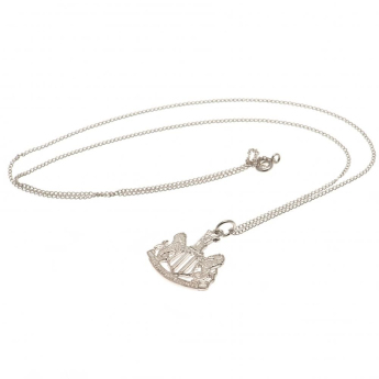 Newcastle United колие с висулка Sterling Silver Pendant & Chain