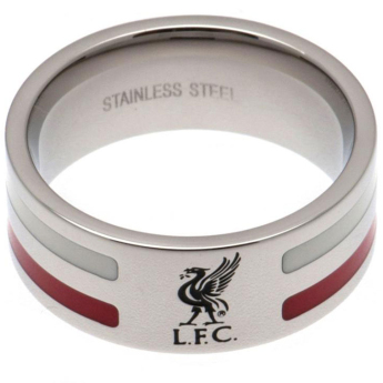 Liverpool FC пръстен Colour Stripe Ring Small