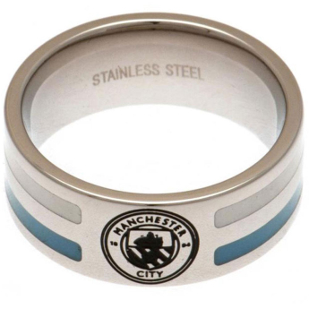 Manchester City пръстен Colour Stripe Ring Small