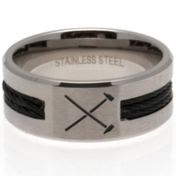 West Ham United пръстен Black Inlay Small HM