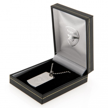 Arsenal FC колие с висулка куче Engraved Dog Tag & Chain