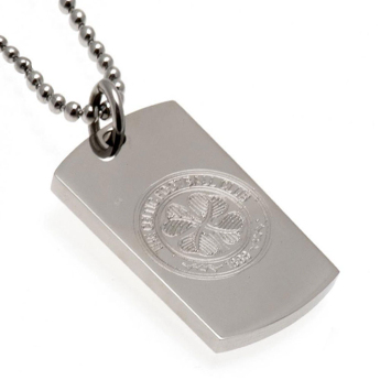 Celtic FC колие с висулка куче Engraved Dog Tag & Chain