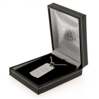 Celtic FC колие с висулка куче Engraved Dog Tag & Chain
